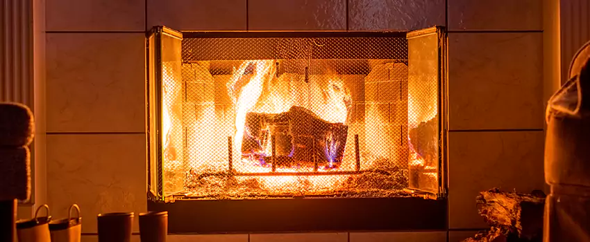Mendota Hearth Landscape Fireplace Installation in Lumberton, North Carolina