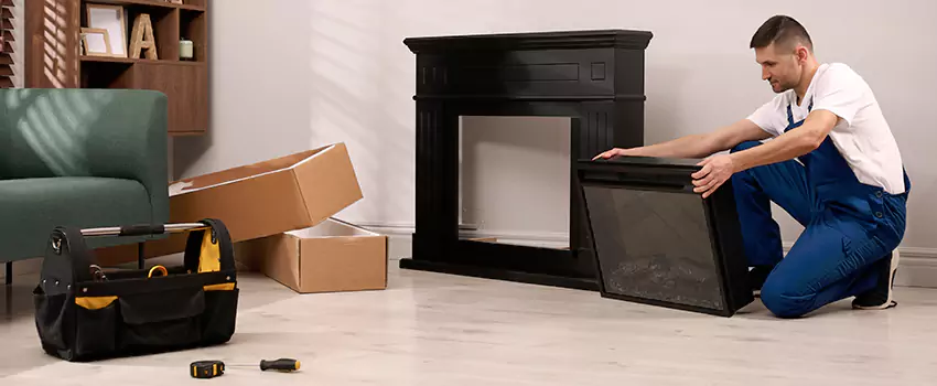 Old Rusted Metal Fireplace Repair And Replacement in Lumberton, NC